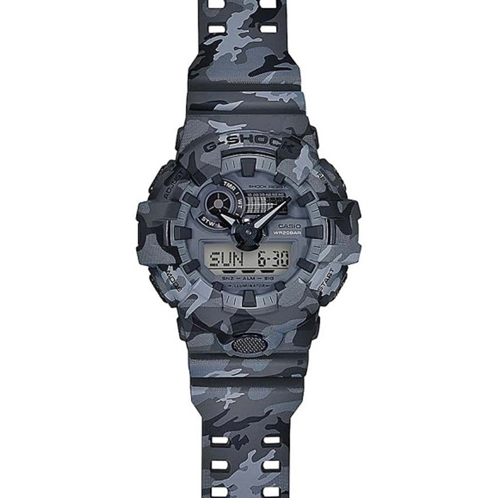 Casio G-SHOCK Grey Camo Series Men's Watch - GA700CM-8A
