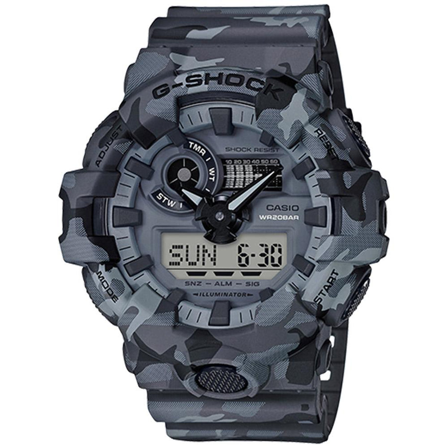 G-SHOCK Grey Camouflage Series Men's Watch - GA700CM-8A