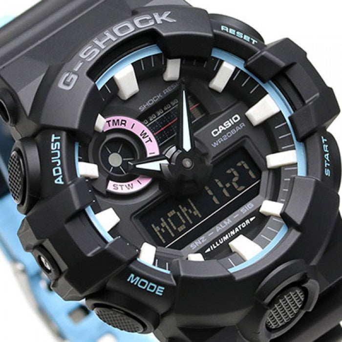 Casio G-SHOCK Duo Chrono Men's Watch - GA700PC-1A
