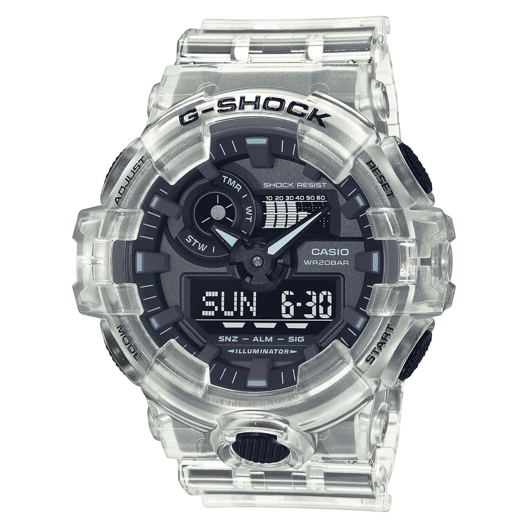 Casio G-SHOCK Transparent Pack Series Analog-Digital Men's Watch - GA700SKE-7A