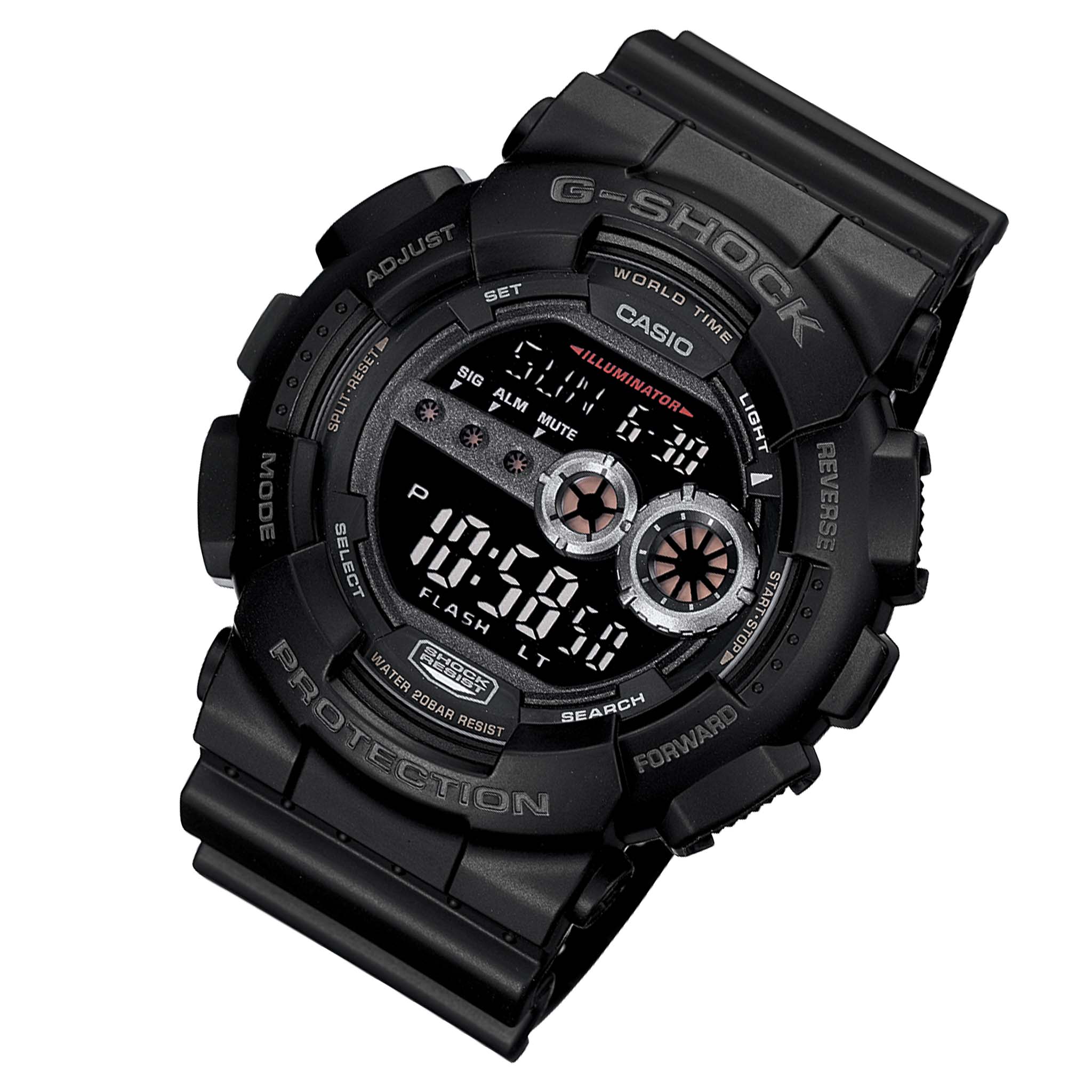 Casio G-SHOCK X-Large 55mm Digital Men's Watch - GD100-1B