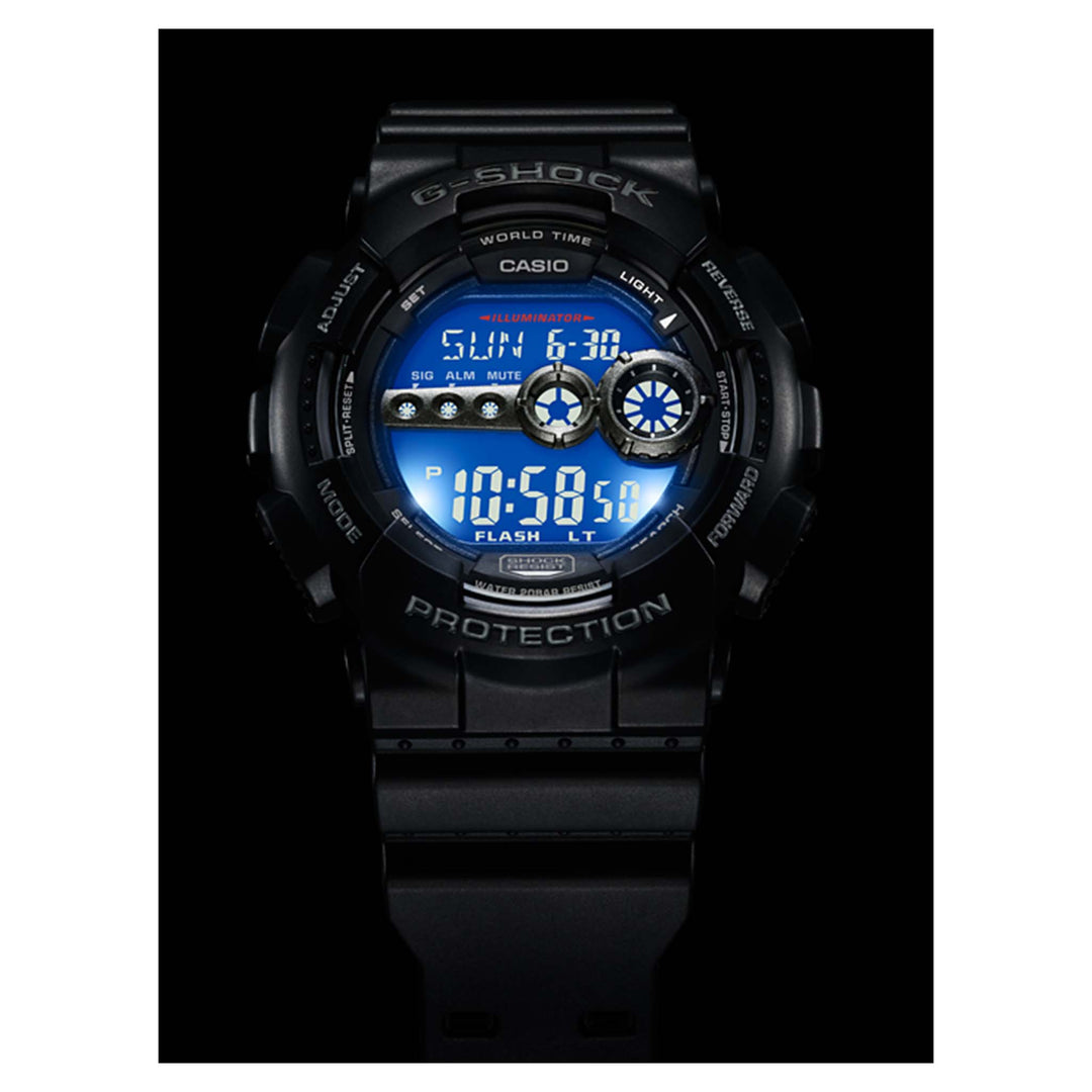 Casio G-SHOCK X-Large 55mm Digital Men's Watch - GD100-1B