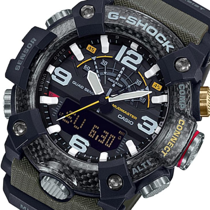 Casio G-SHOCK MUDMASTER with Carbon Core Men's Watch - GGB100-1A3