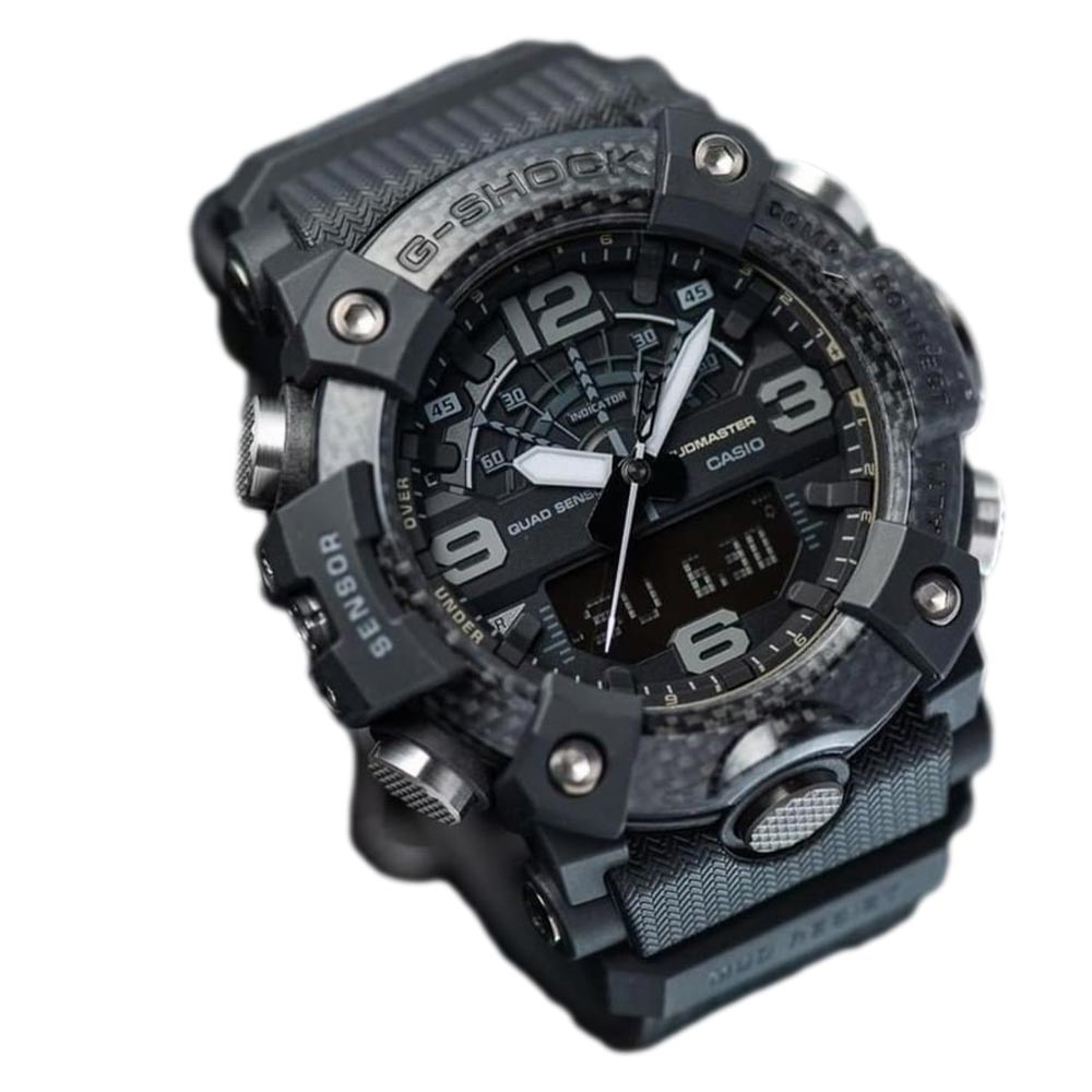 Casio G-SHOCK MUDMASTER with Carbon Core Analog-Digital Men's Watch - GGB100-1B