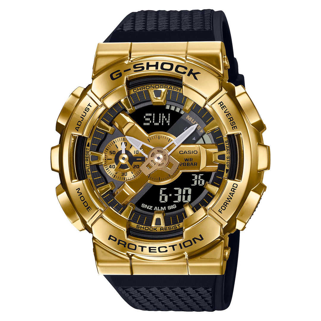 Casio G-SHOCK Metallic Gold Steel Analog-Digital Men's Watch - GM110G-1A9