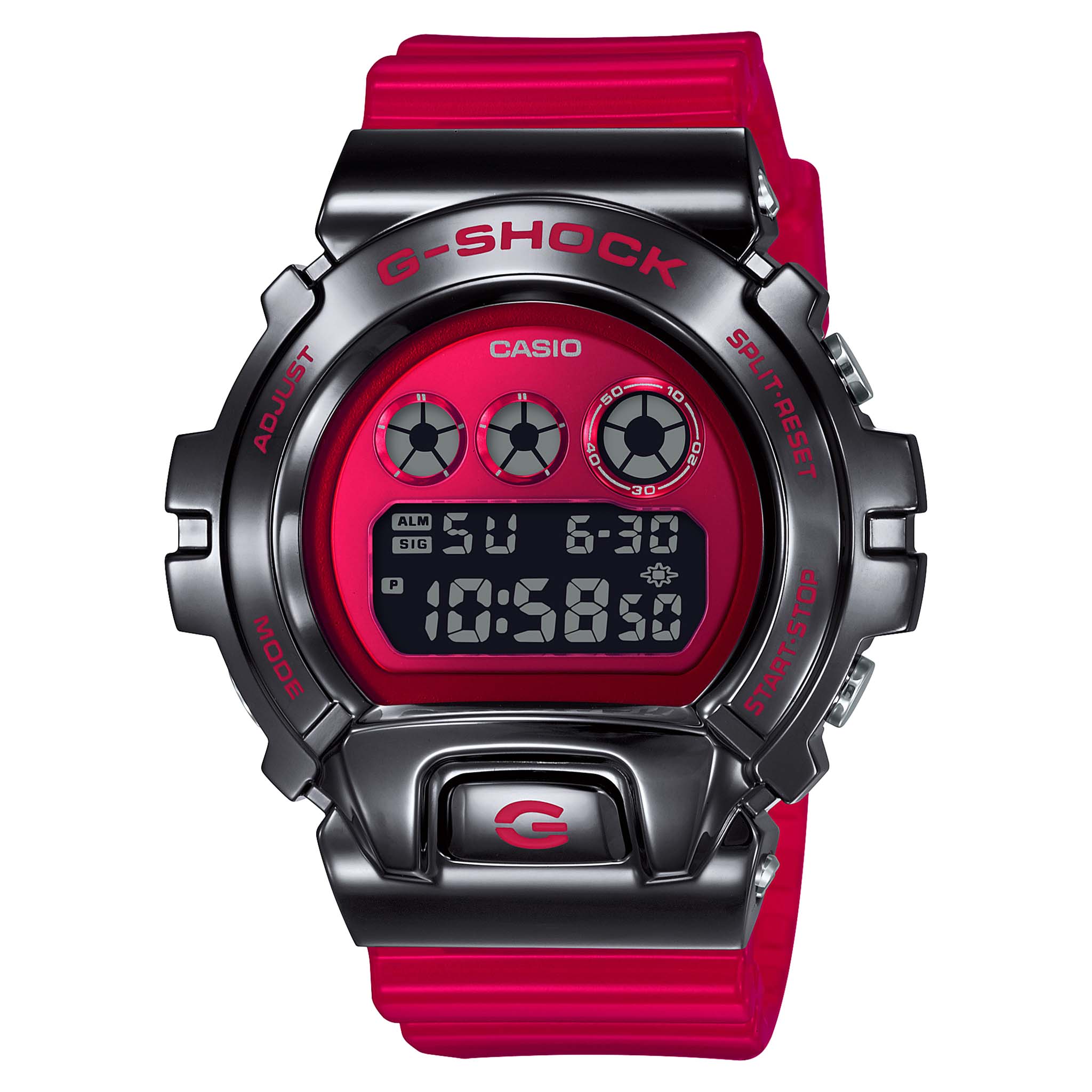 Casio G-SHOCK Red Resin Digital Men's Watch - GM6900B-4D