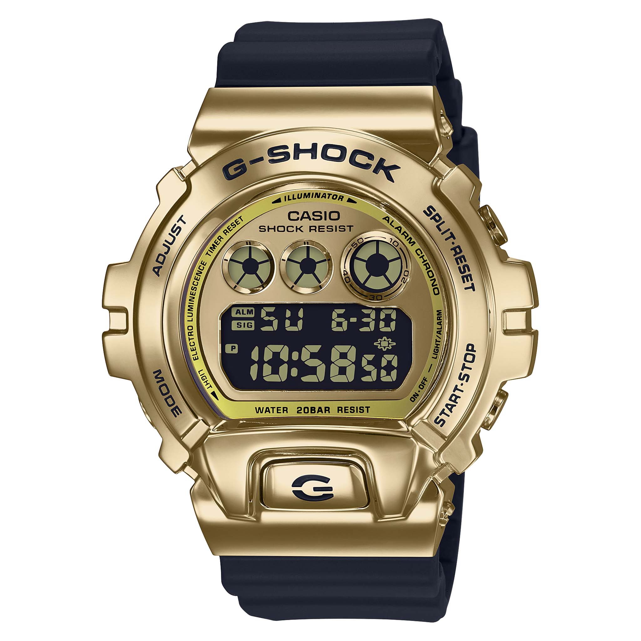 Casio G SHOCK Black Resin Digital Men s Watch GM6900G 9D The