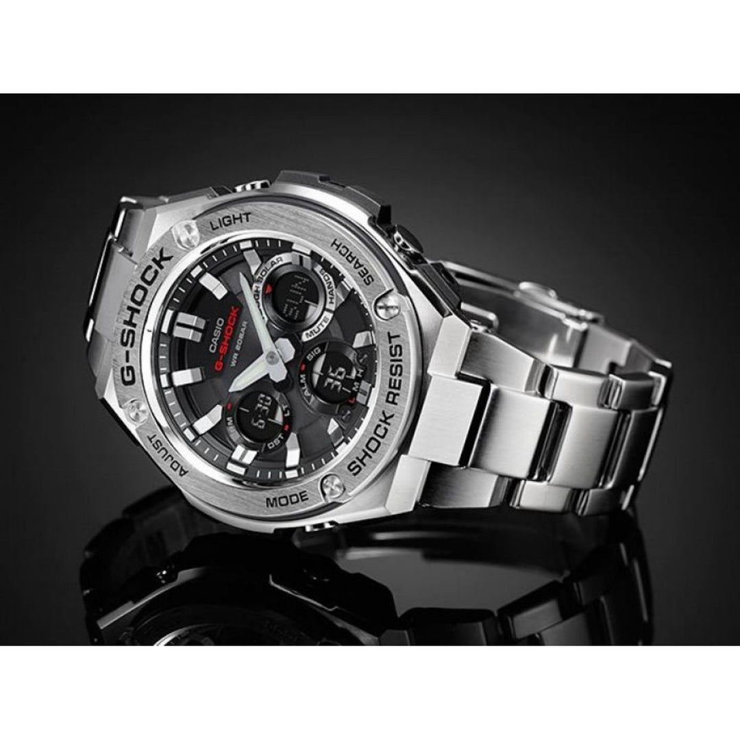 Casio G-SHOCK G-STEEL Duo Chronograph Men's Solar Watch - GSTS110D-1A