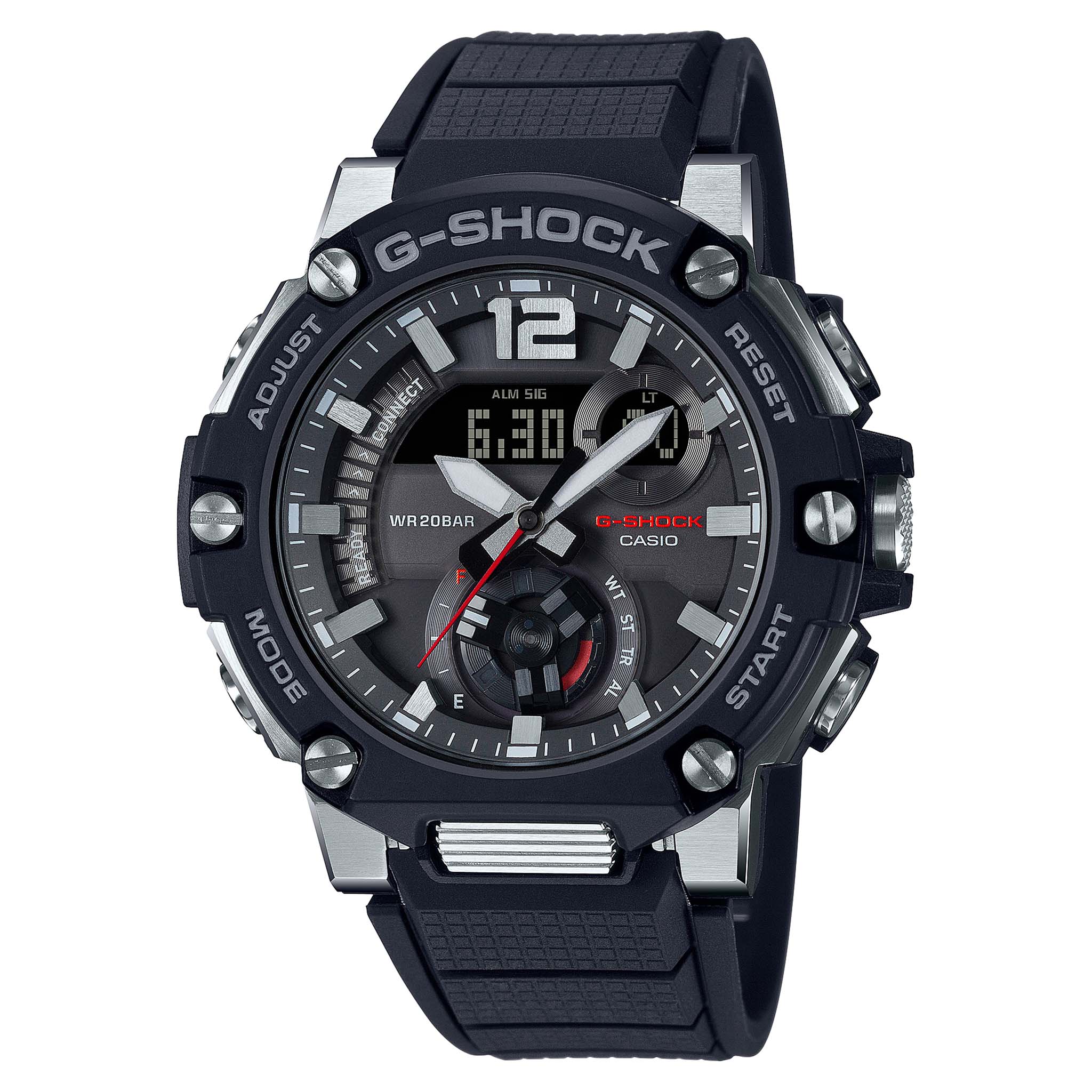 Casio G SHOCK G STEEL Carbon Core Guard Solar Men s Watch