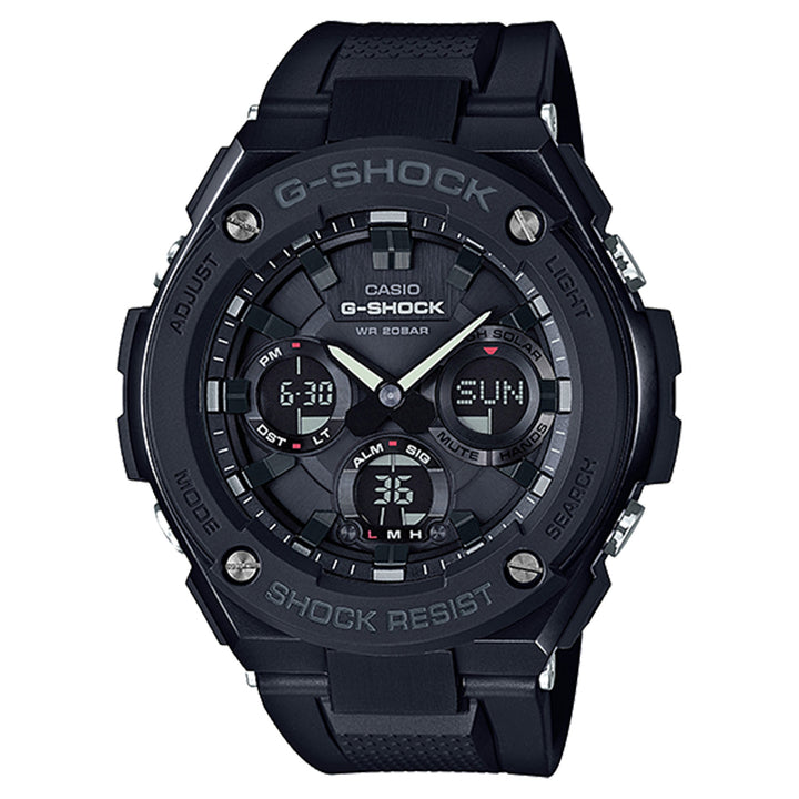 Casio G-SHOCK G-STEEL Black Resin Analogue-Digital Men's Watch - GSTS100G-1B