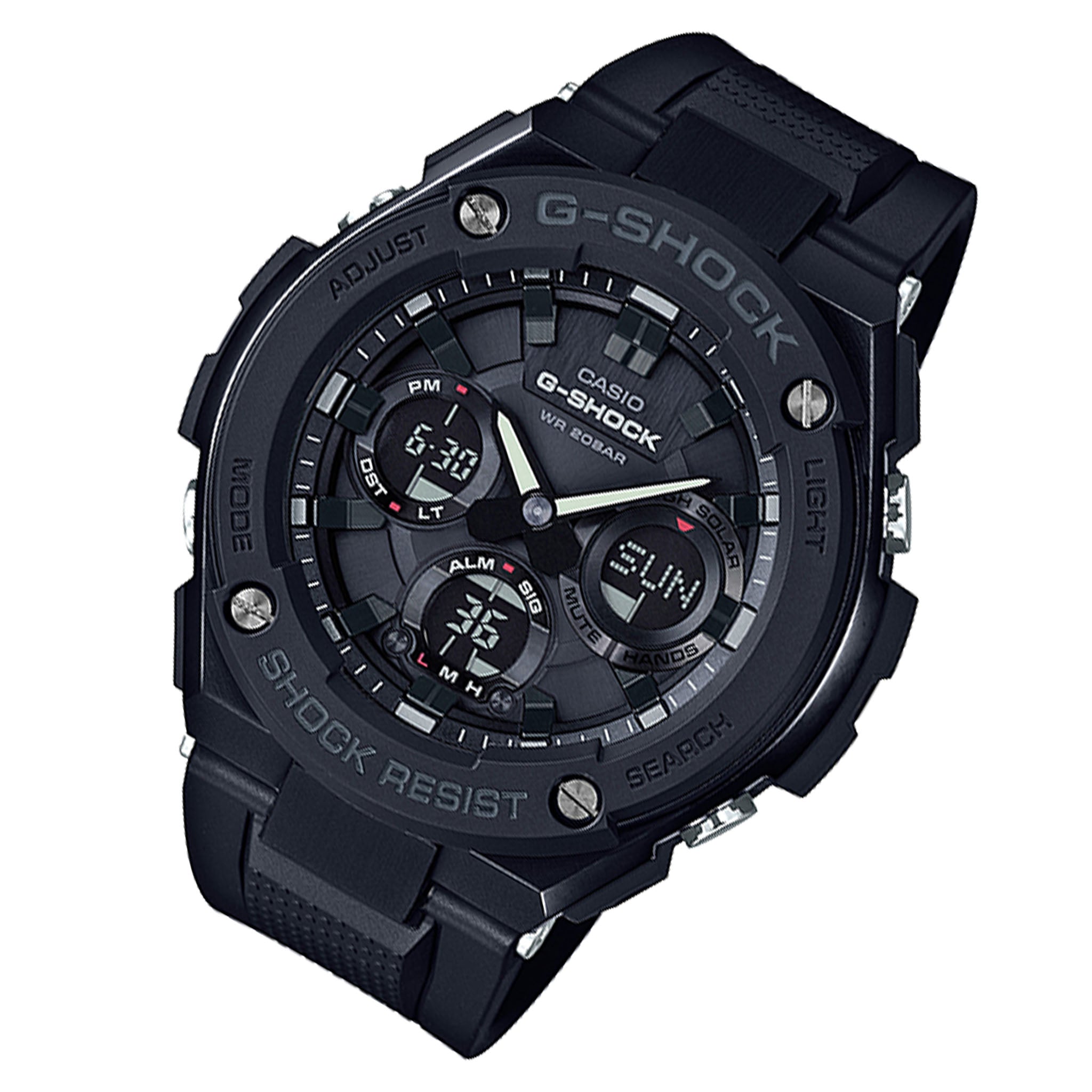 G shock gst s100g best sale set time