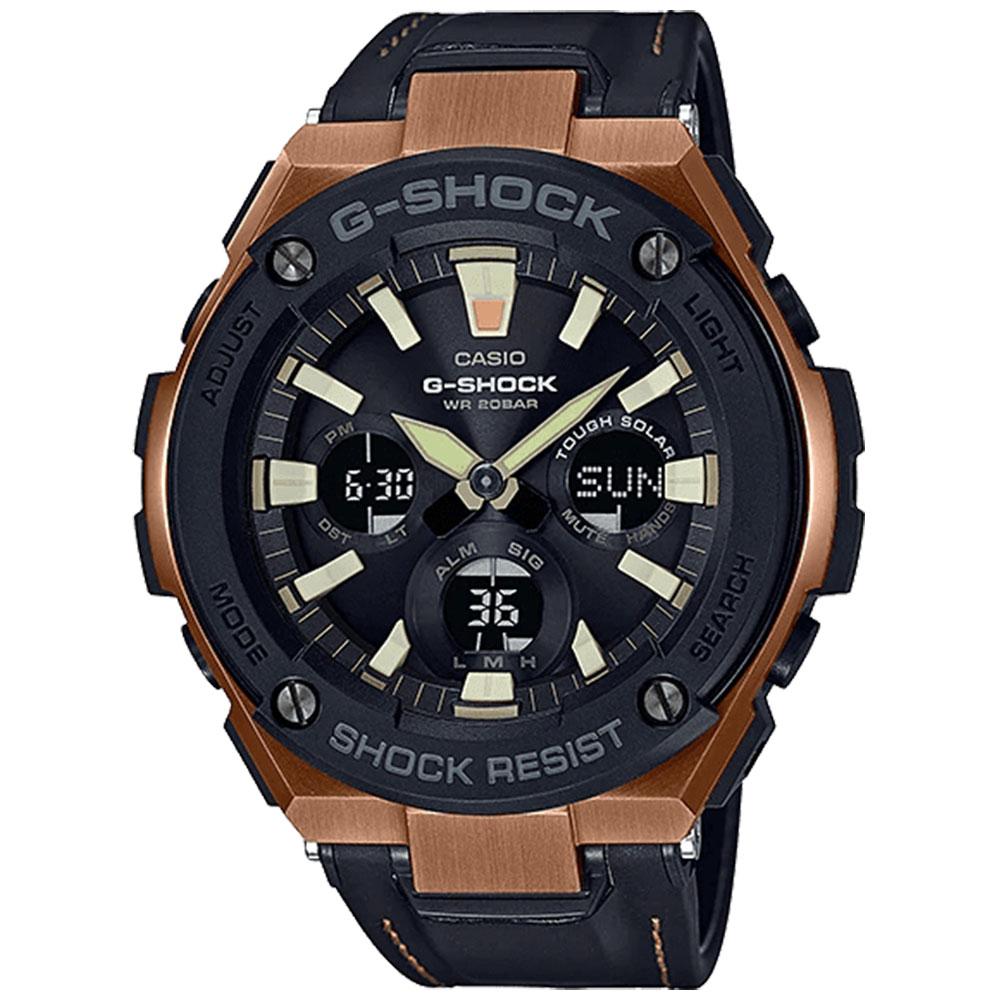 Casio G-Shock G-Steel Series Tough Leather Men's Watch - GSTS120L-1A