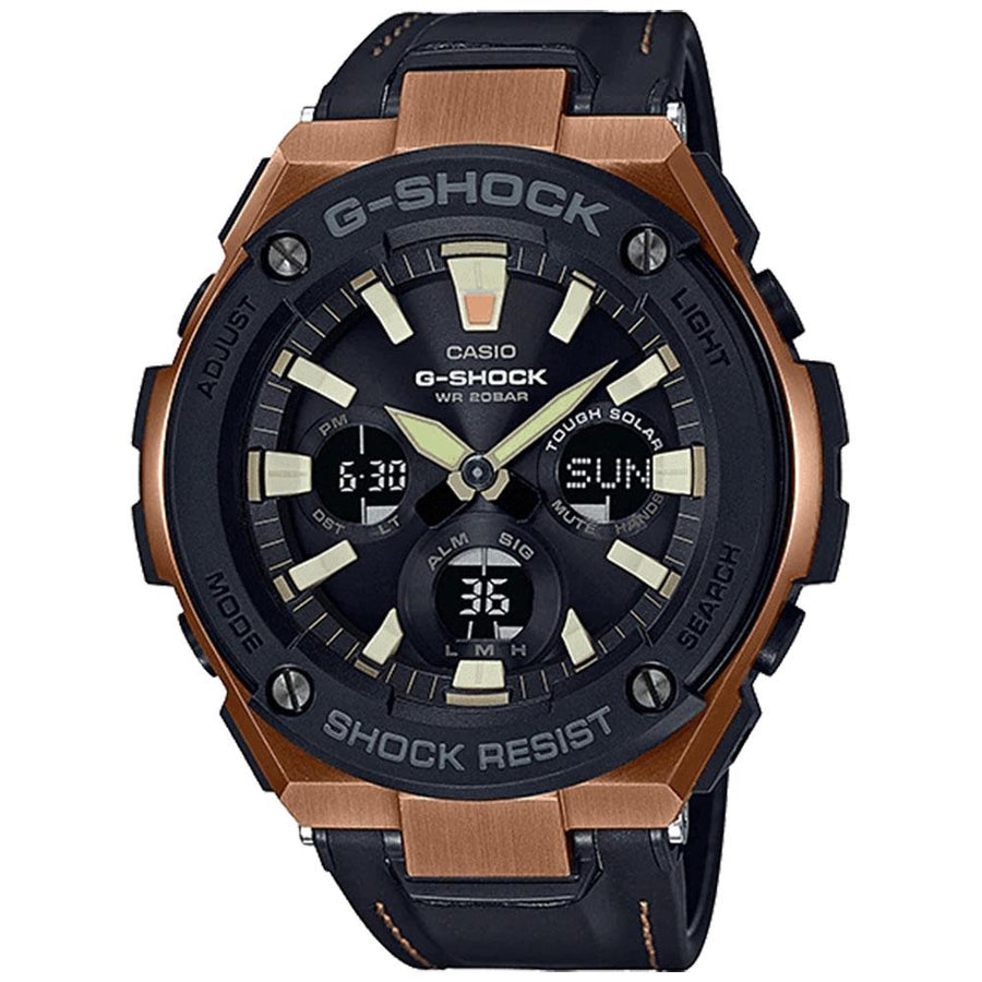 Casio G-Shock G-Steel Series Tough Leather Men's Watch - GSTS120L-1A