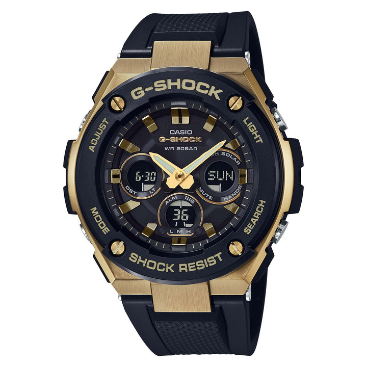 Casio G-SHOCK G-STEEL 55mm Tough Solar Analog-Digital Men's Watch - GSTS300G-1A9