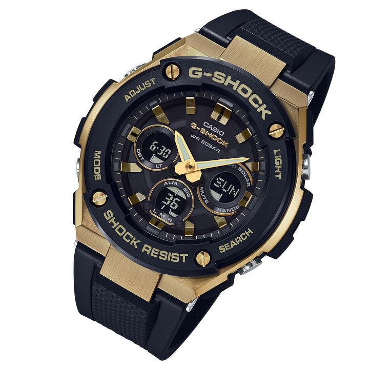 Casio G-SHOCK G-STEEL 55mm Tough Solar Analog-Digital Men's Watch - GSTS300G-1A9
