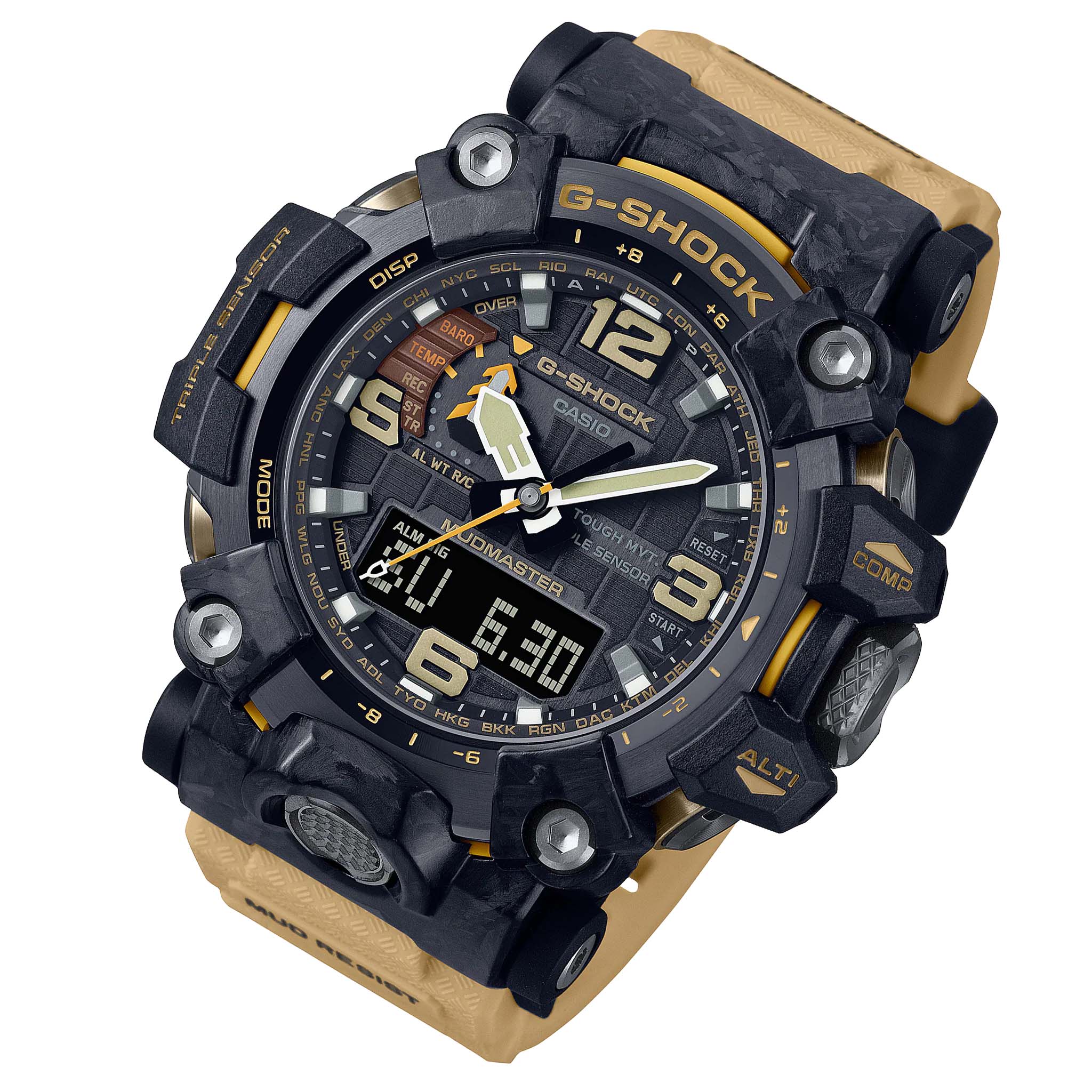 Casio G-SHOCK MUDMASTER Analogue-Digital Men's Watch - GWG2000-1A5