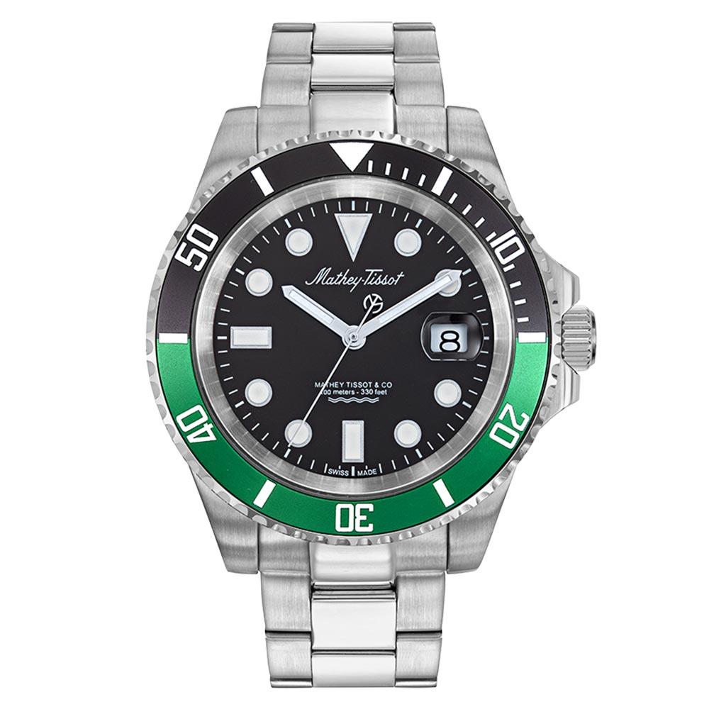 Mathey-Tissot Mathy Jumbo 43.5 mm Stainless Steel Swiss Made Men's Watch - H906ANV