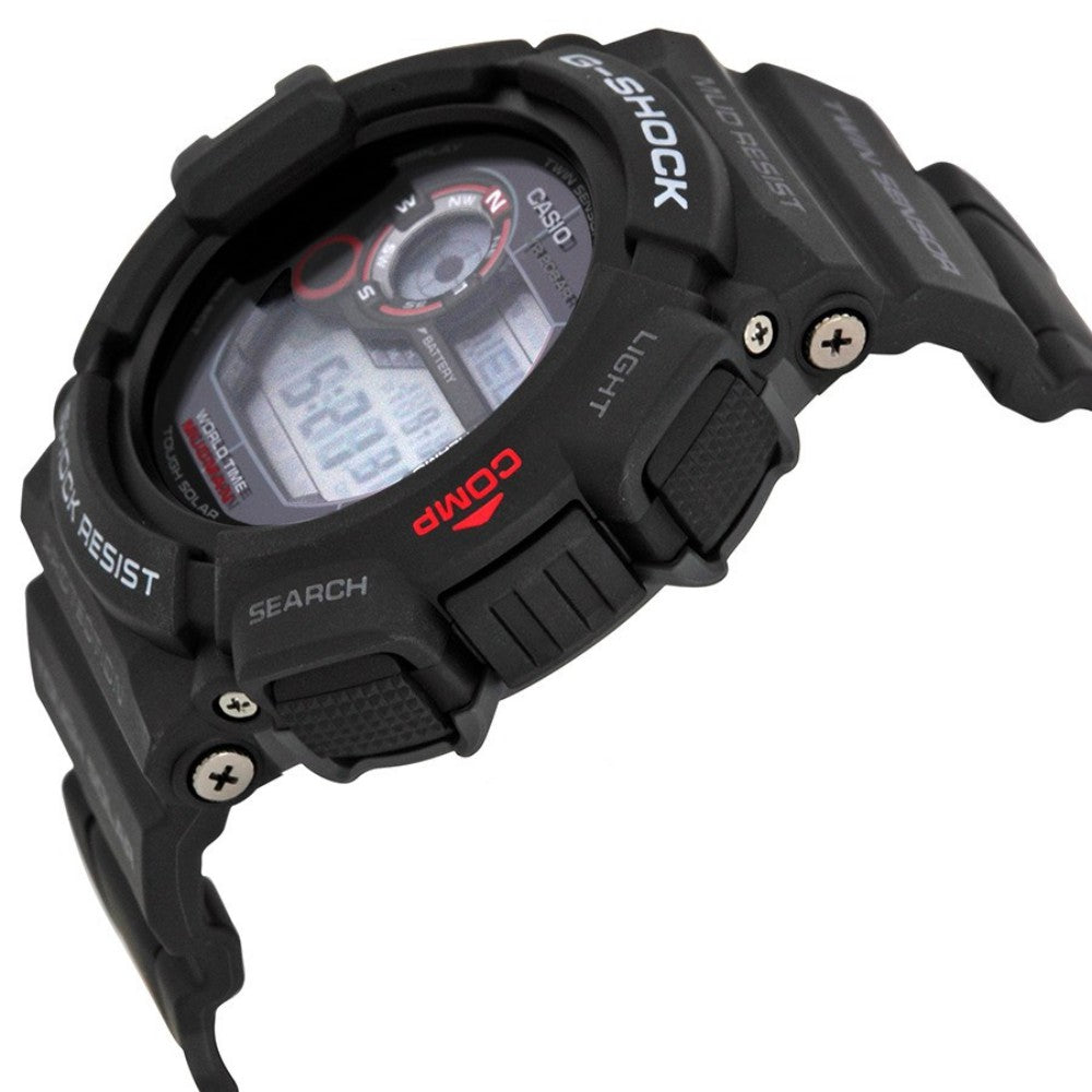 Casio G-SHOCK Tough Solar MUDMAN Black Resin Men's Watch - G9300-1