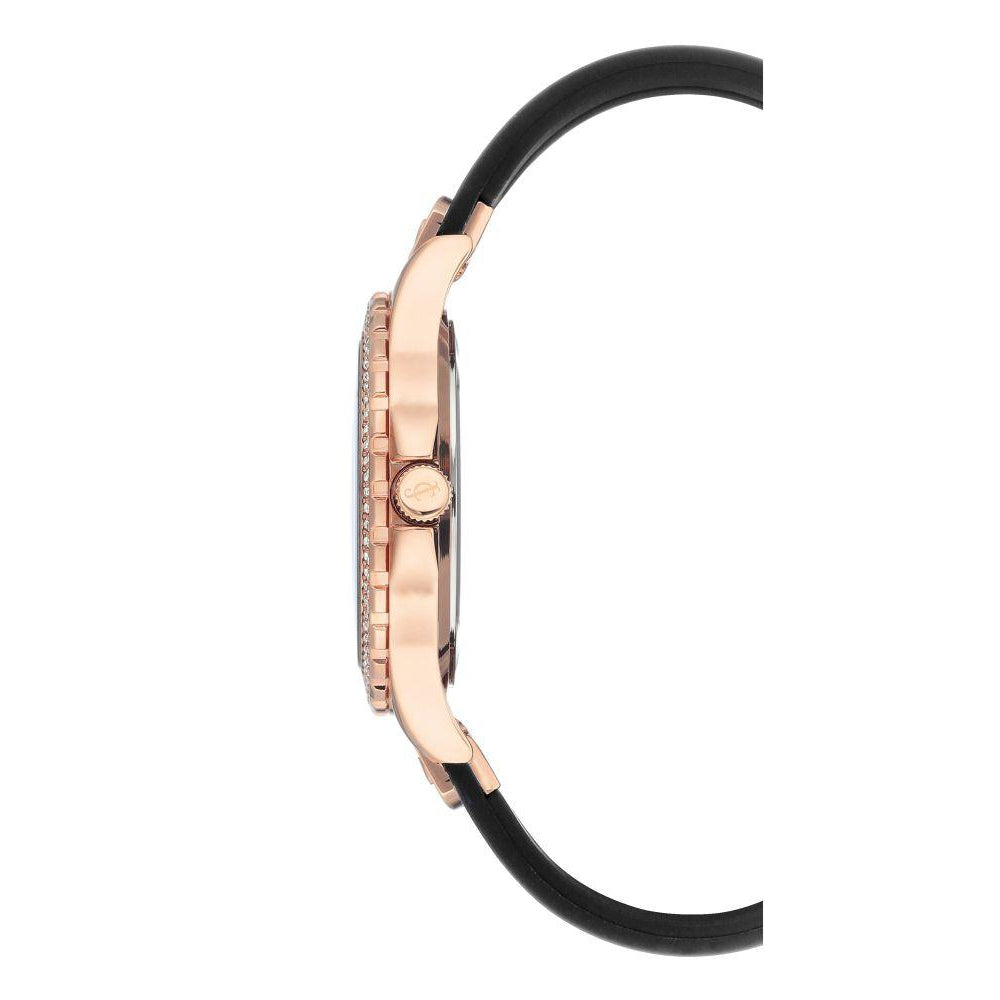 Juicy Couture Rose Gold with Swarovski Crystals Ladies Watch - JC1008RGBK