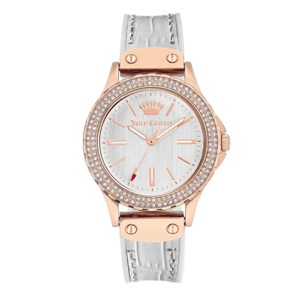 Juicy Couture Rose Gold with Swarovski Crystals Ladies Watch - JC1008RGWT