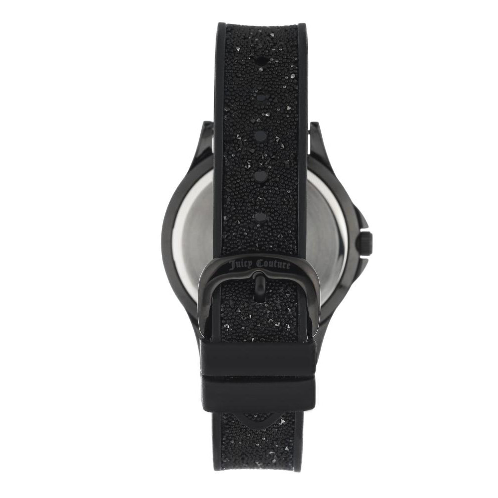 Juicy Couture Black Silicone Band Ladies Watch - JC1013BKBK