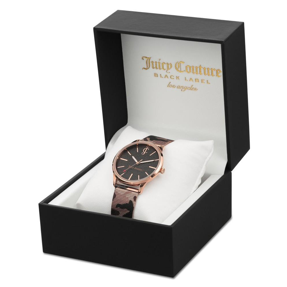 Juicy Couture Rose Gold Mesh Ladies Watch - JC1014RGCA