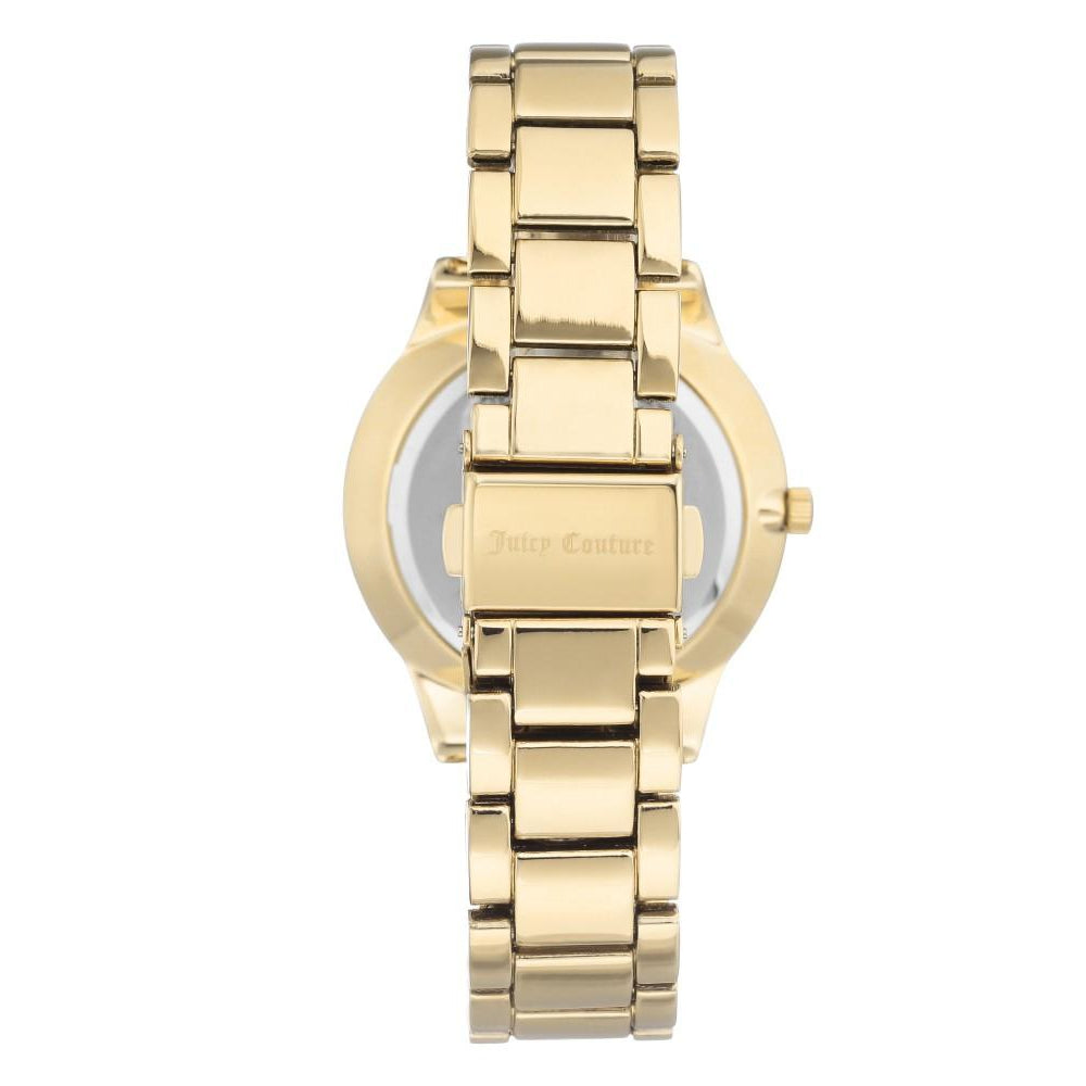 Juicy Couture Gold Steel White MOP Dial Women's Watch - JC1016MPGB