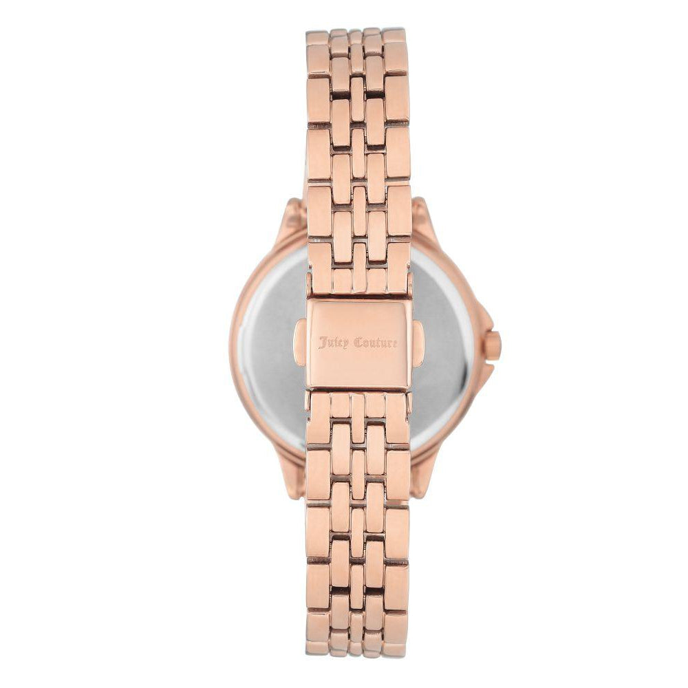 Juicy Couture Rose Gold Steel Bracelet Ladies Watch - JC1020BNRG