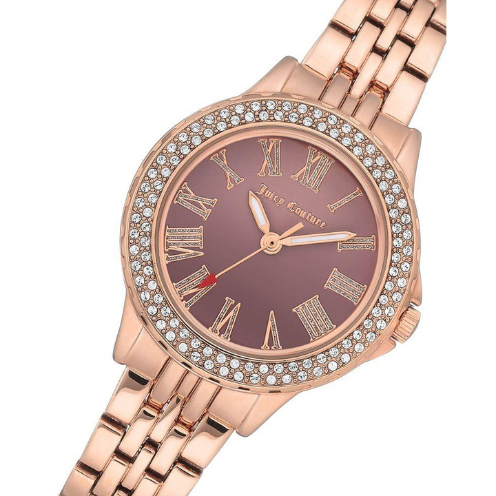 Juicy Couture Rose Gold Steel Bracelet Ladies Watch - JC1020BNRG