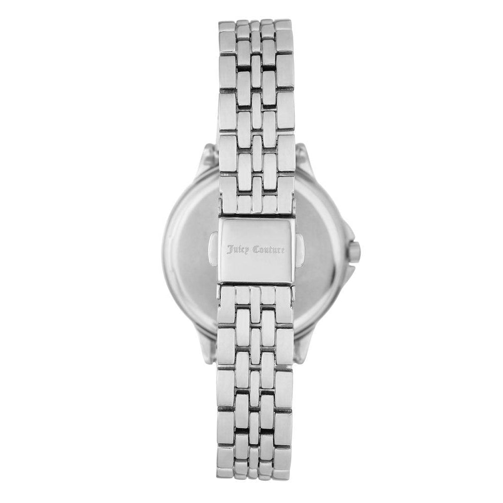 Juicy Couture Silver Steel Bracelet Ladies Watch - JC1021NVSV
