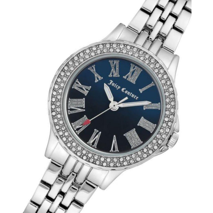 Juicy Couture Silver Steel Bracelet Ladies Watch - JC1021NVSV