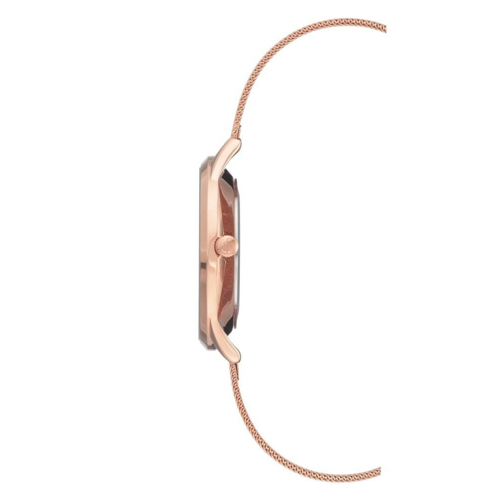 Juicy Couture Rose Gold Mesh Brown MOP Dial Women's Watch - JC1024BMRG