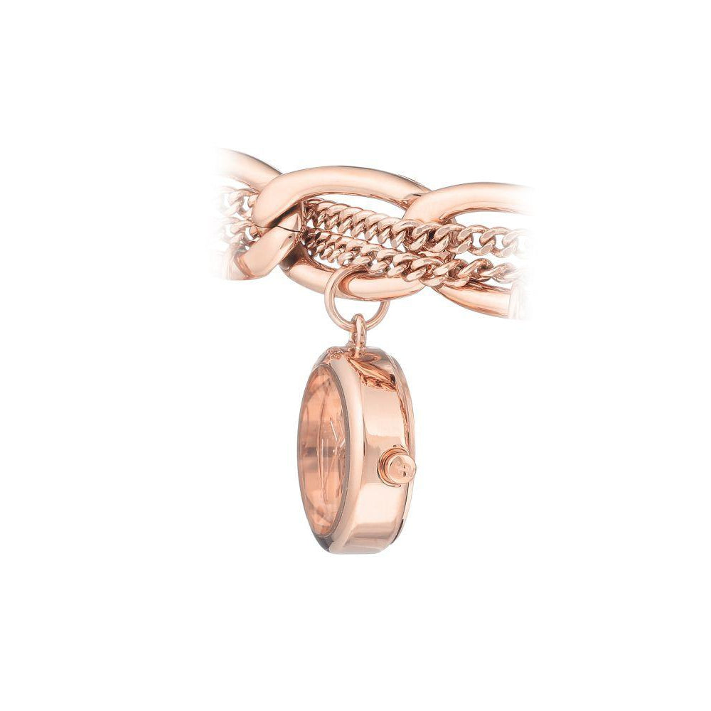 Juicy Couture Ladies Rose Gold Watch & Bracelet with Charms - JC1040RGCH