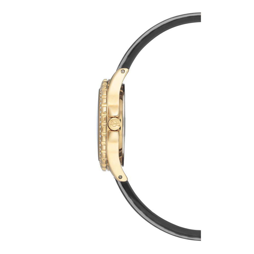 Juicy Couture Gold Steel with Swarovski Crytals Ladies Watch - JC1068BKBK