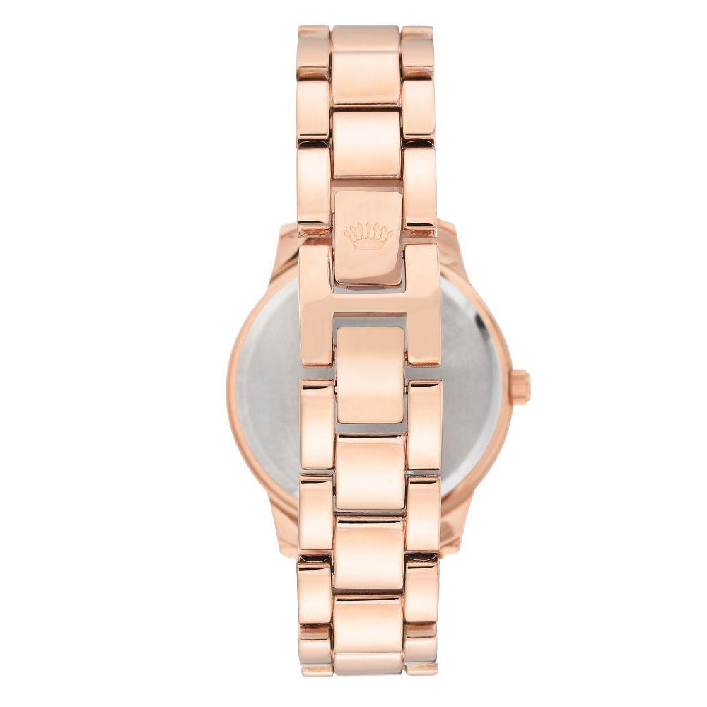 Juicy Couture Rose Gold Steel with Swarovski Crytals Ladies Watch - JC1100BMRG