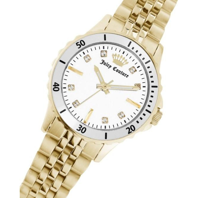Juicy Couture Gold Steel Ladies Watch - JC1136SVGB