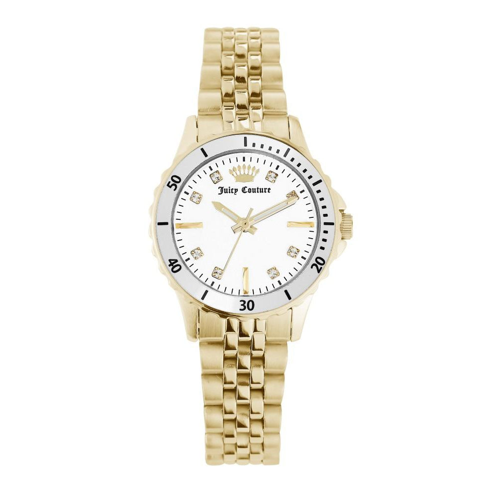 Juicy Couture Gold Steel Ladies Watch - JC1136SVGB
