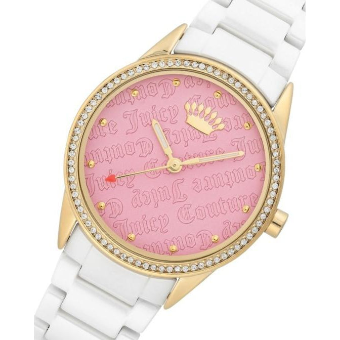 Juicy Couture Light Pink Dial with Swarovski Crystals Ladies Watch - JC1172PKWT
