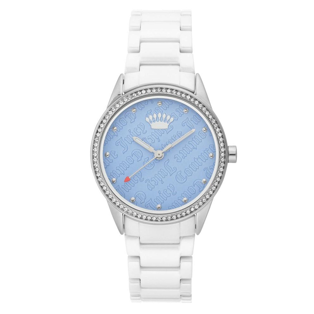 Juicy Couture White Ceramic Band Ladies Watch - JC1173LBWT