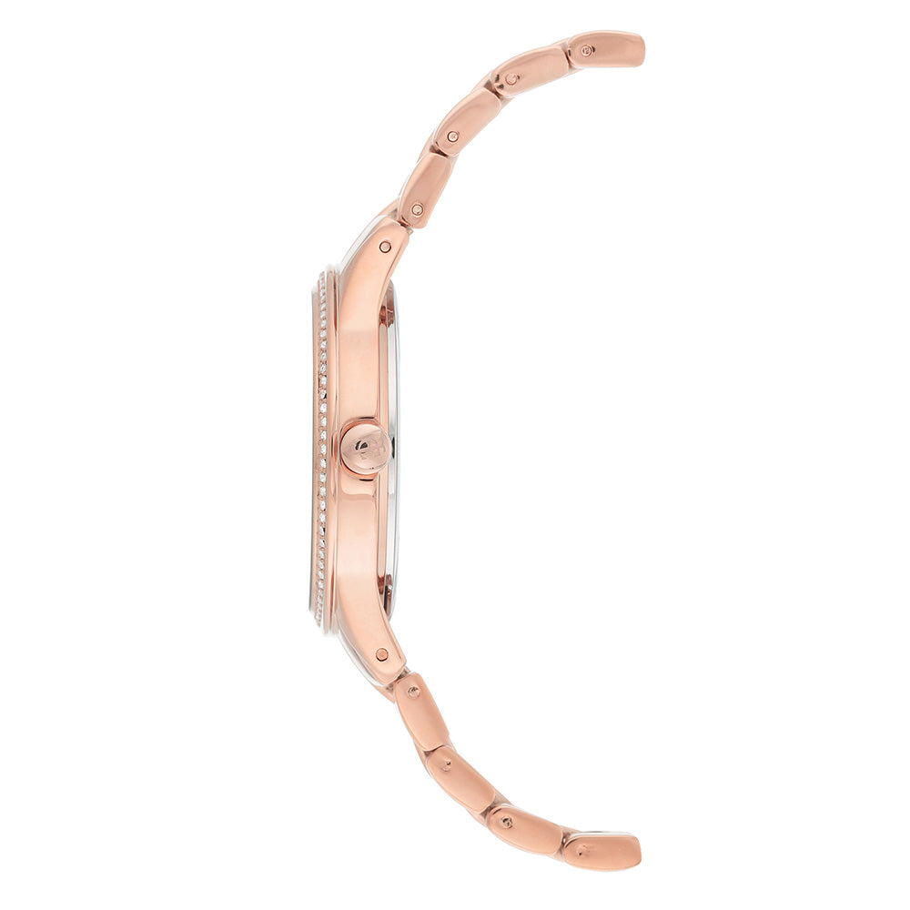 Juicy Couture Rose Gold Steel with Swarovski Crystals Ladies Watch - JC1174RGRG