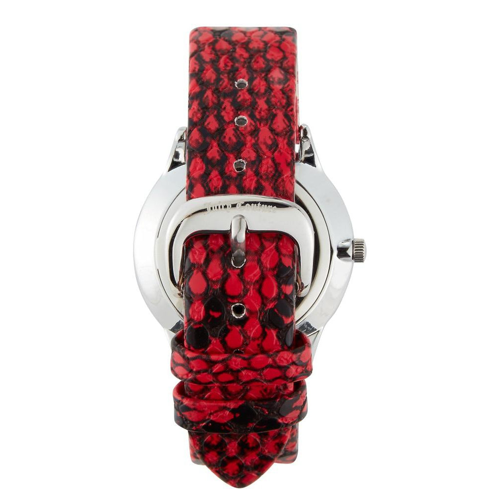 Juicy Couture Red Vegan Leather Women's Watch - JC1185BKRD