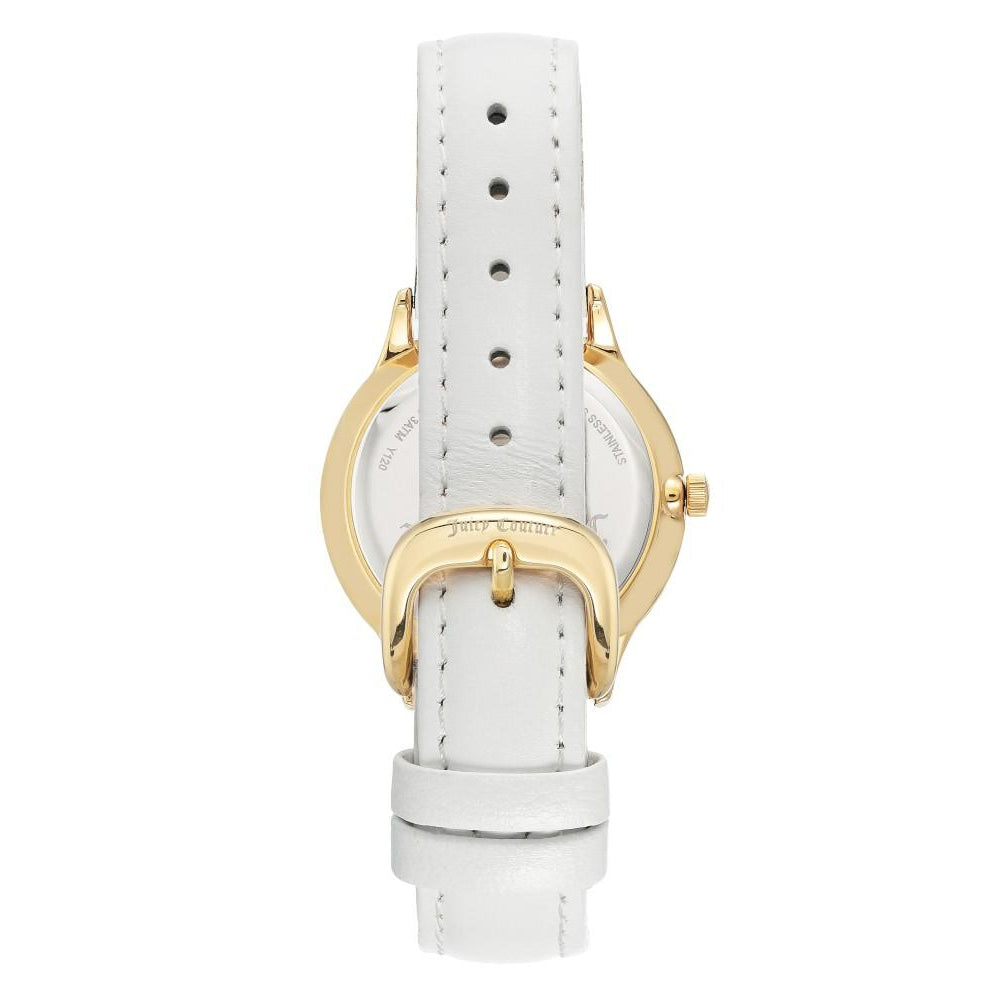 Juicy Couture White Dial with Multi-colour Swarovksi Crystals Ladies Watch - JC1194MTWT