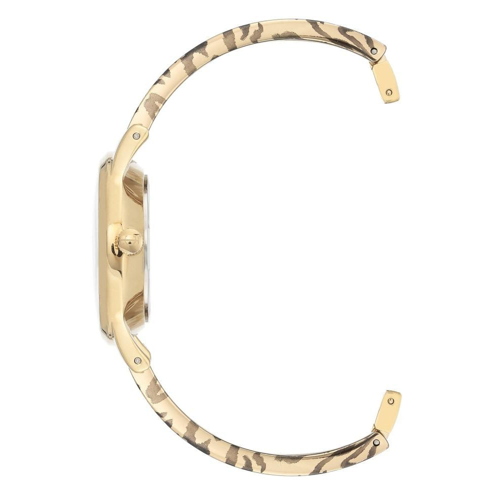 Juicy Couture Gold Steel with Leopard Pattern Ladies Watch - JC1238GDLE