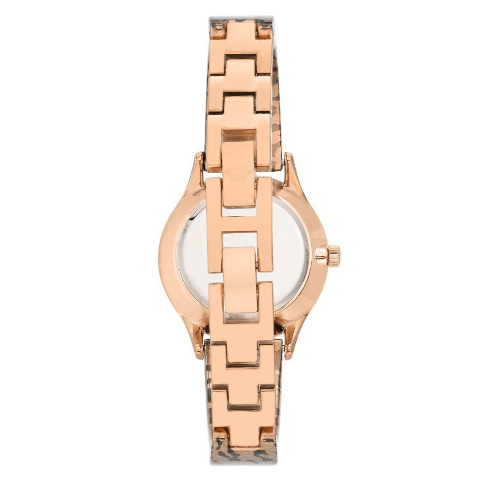 Juicy Couture Rose Gold Steel with Leopard Pattern Ladies Watch - JC1238RGLE