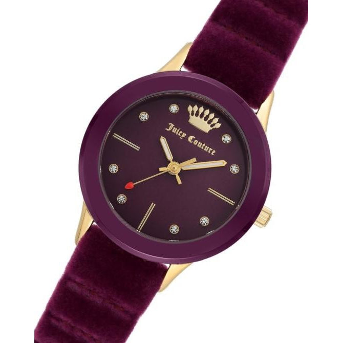 Juicy Couture Purple Velvet Ladies Watch - JC1250PRPR