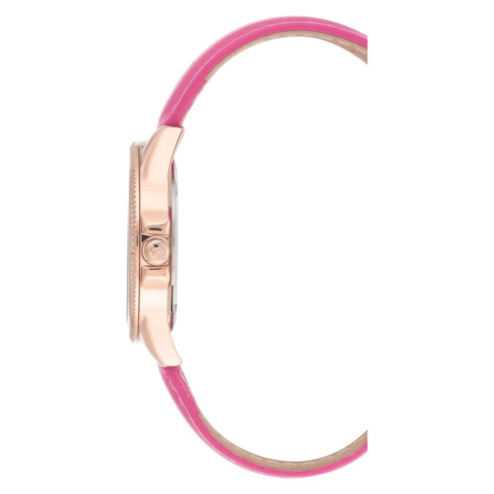 Juicy Couture White Dial with Floral Pattern Women's Watch - JC1258RGHP