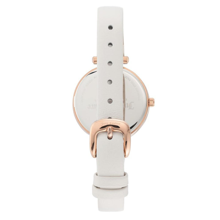 Juicy Couture White Dial with Swarovski Crystals Ladies Watch - JC1268RGWT