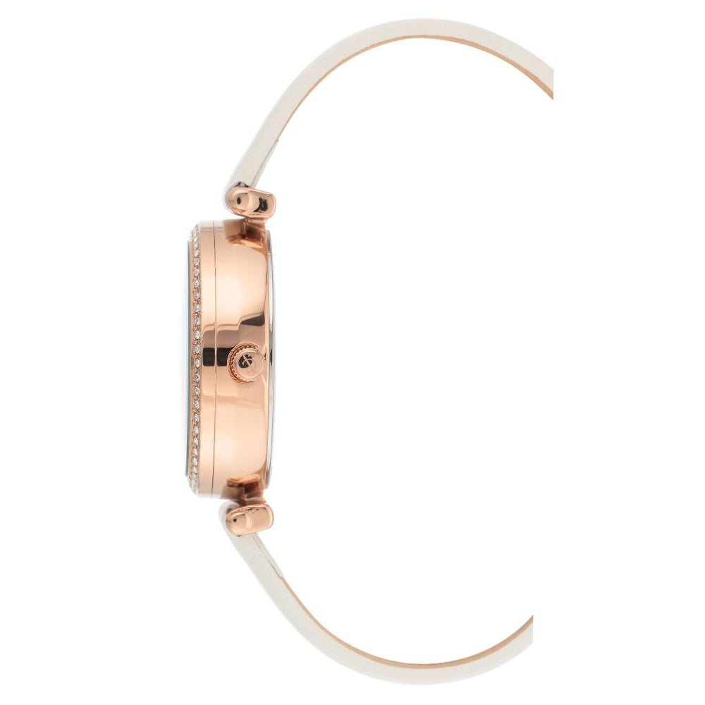 Juicy Couture White Dial with Swarovski Crystals Ladies Watch - JC1268RGWT
