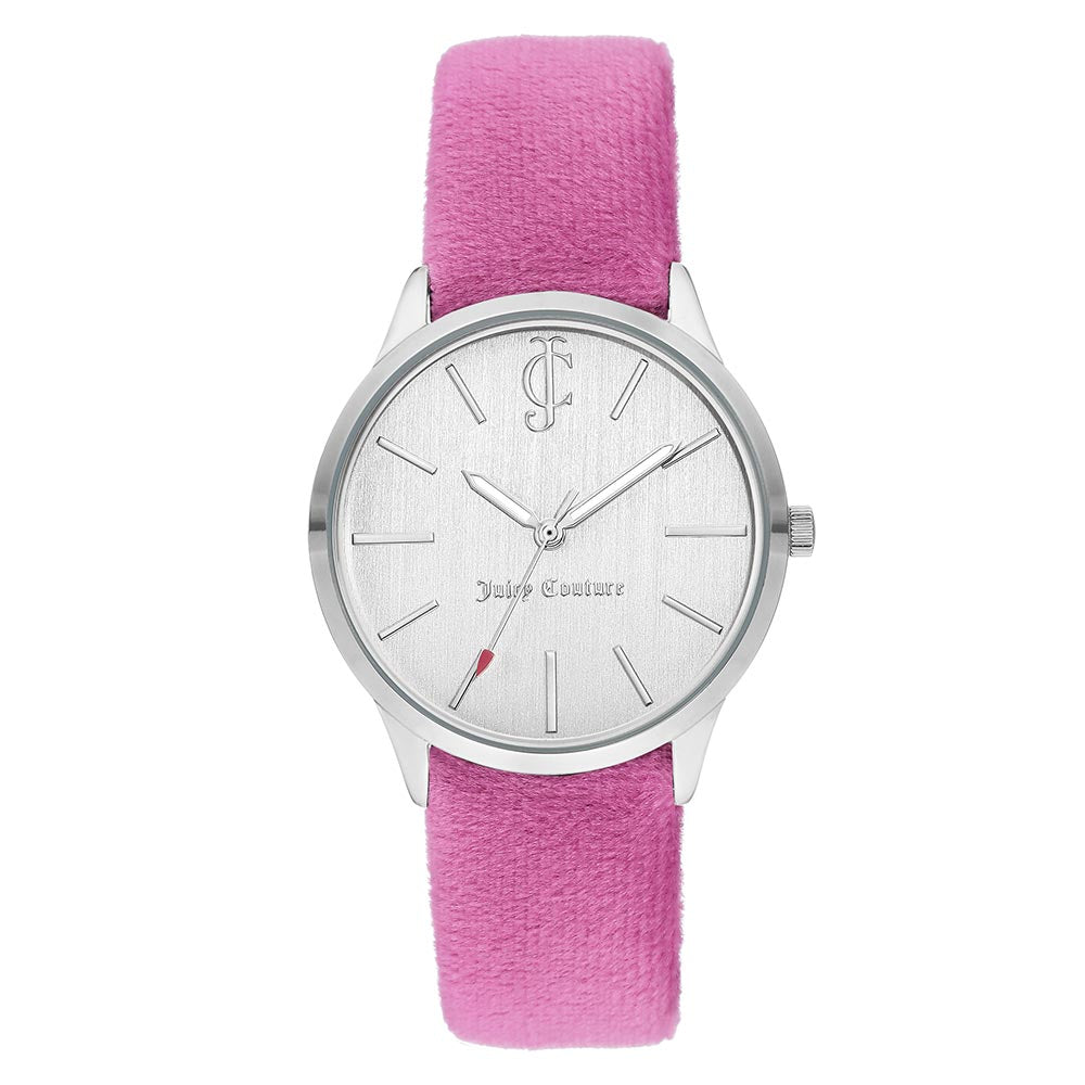 Juicy Couture Silver Mesh Bracelet Women's Watch with Extra Bands - JC1005SINT