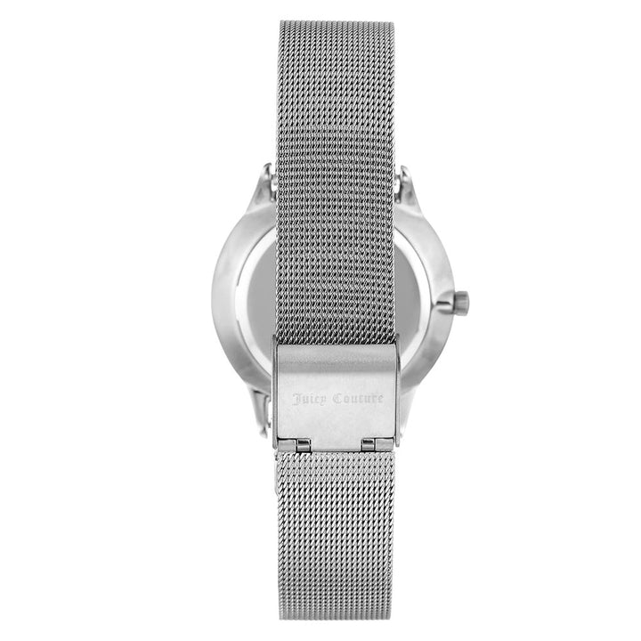 Juicy Couture Silver Mesh Bracelet Women's Watch with Extra Bands - JC1005SINT